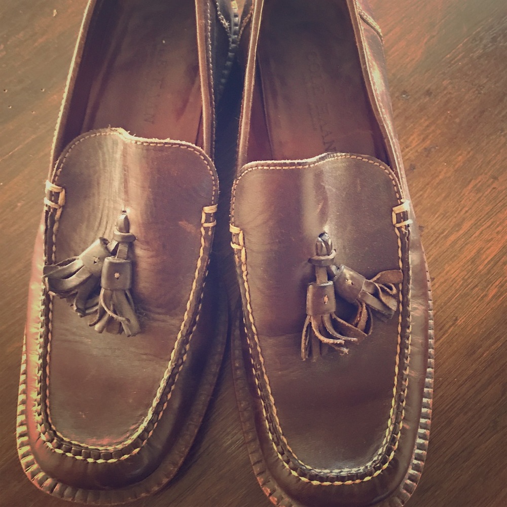 Vintage Cole Haan 7.5 Tassel Loafers